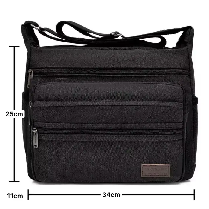 Sac à bandoulière en toile pour hommes