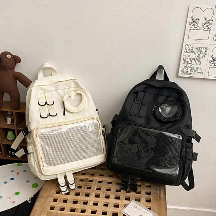 Sac d'école Style Collage pour adolescente Itabag Kawaii