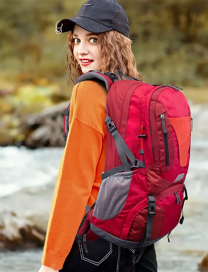 Sac à dos de sport d'extérieur respirant et imperméable 50 litres pour hommes et femmes