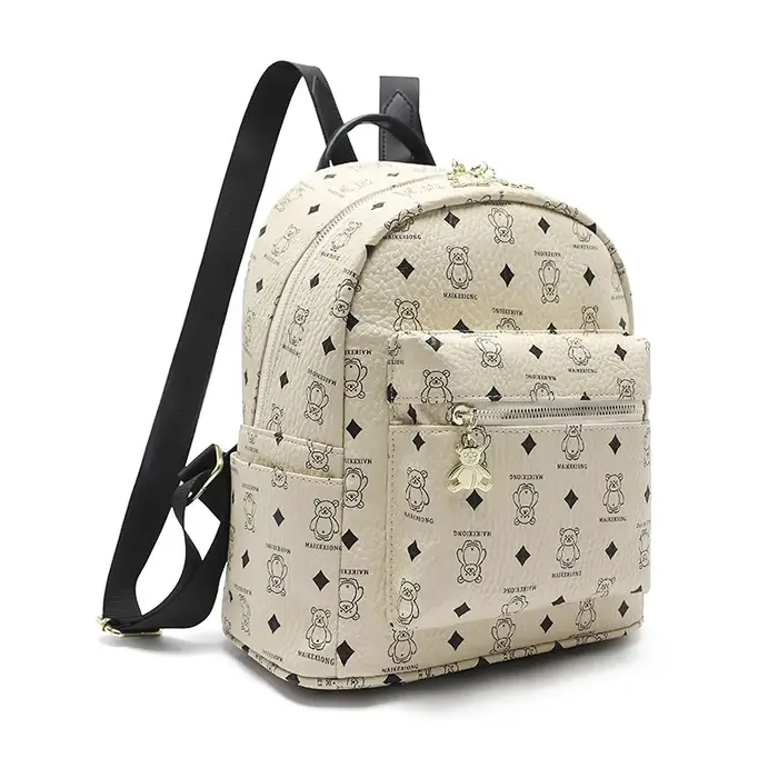 Sac à dos tendance à carreaux Fat Bear pour femme