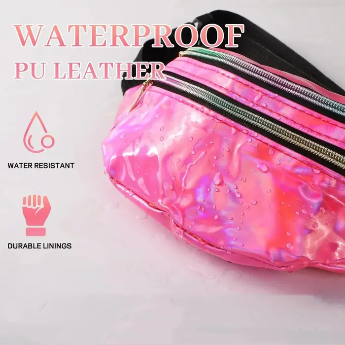 Sac de taille Laser ceinture sac holographique Fanny Pack concepteur mignon