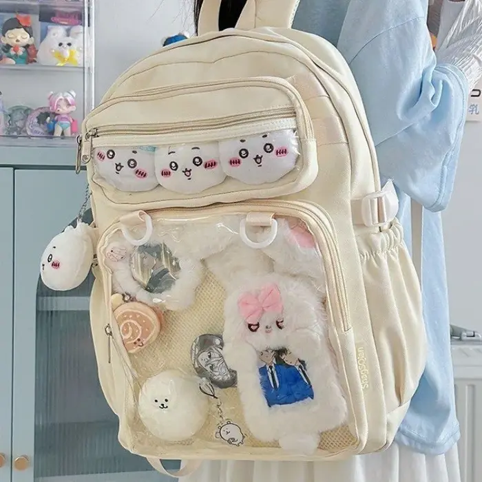 Sac d'école japonais Y2K Comic Con pour femmes