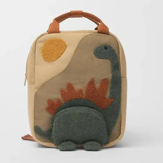 Sac à dos à imprimé floral de dessin animé pour enfants, sacs d'école pour filles et garçons, sacs à