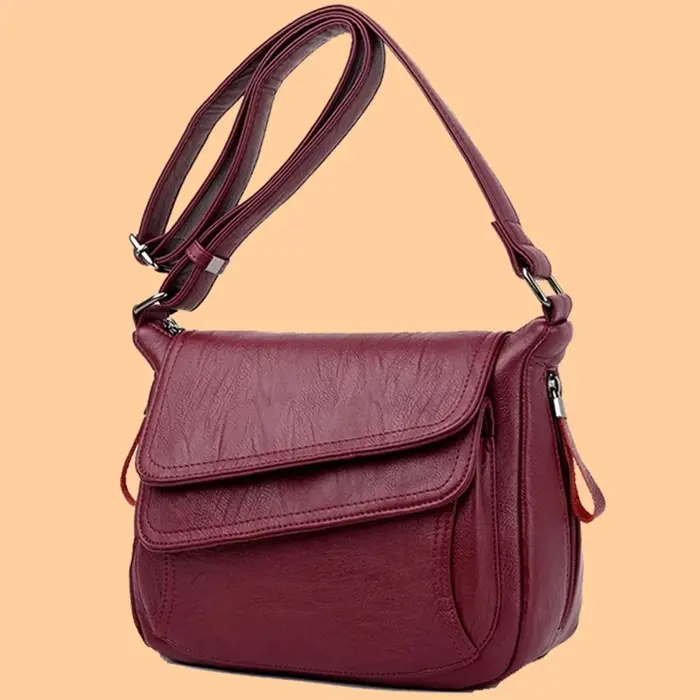 Sac à main de luxe en cuir souple pour femmes