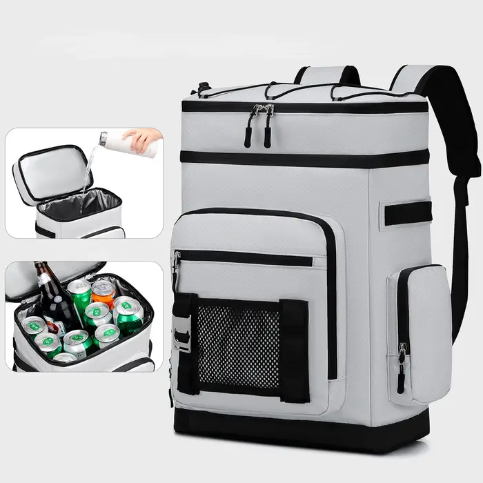 Sac à dos isotherme imperméable et anti-fuite à double bandoulière pour voyage