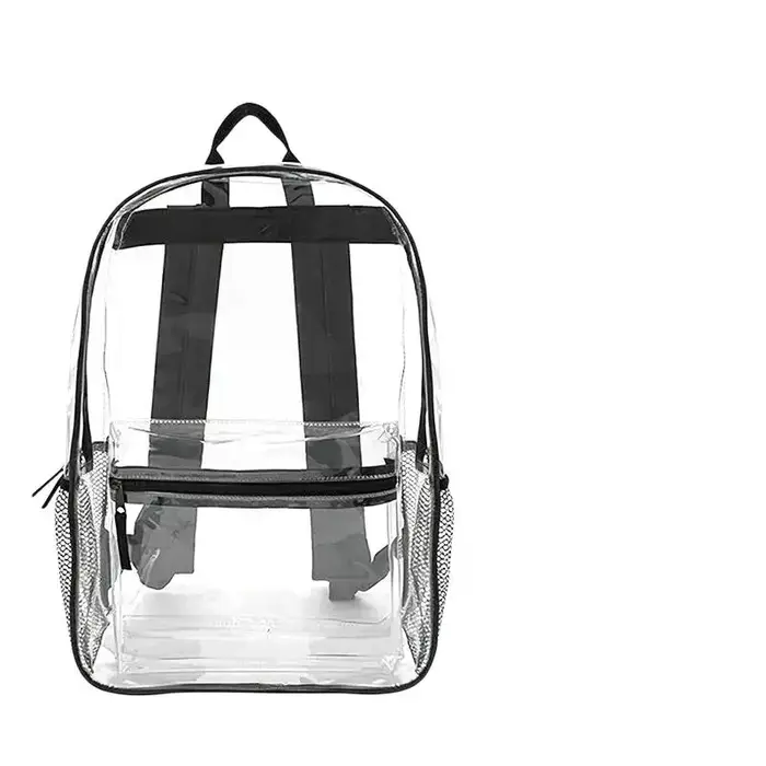 Sacs à dos transparents imperméables en PVC