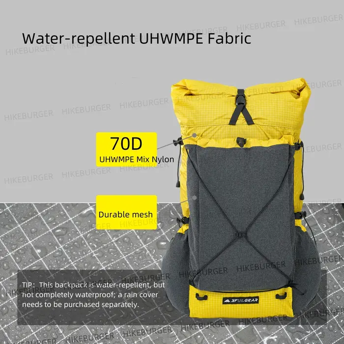 Sac à dos 3F UL GEAR Tutor Ultra pour le camping en plein air