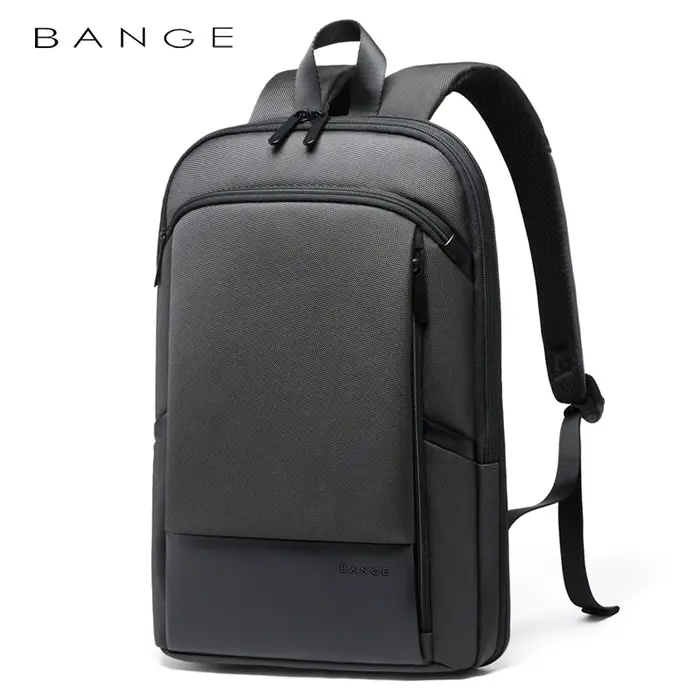 BANGE mince hommes d'affaires extensible étanche 15.6 "sac à dos pour ordinateur portable mode mâle voyage léger évoluti