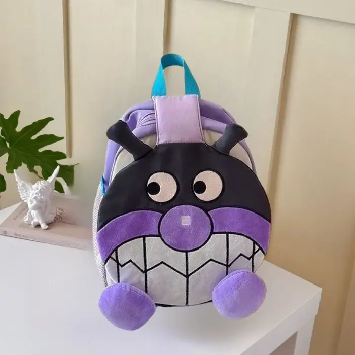 Anpanman baikinman dessin animé mignon léger voyage sac à dos cadeau de vacances Animation créative entourant garçons et filles sac à dos