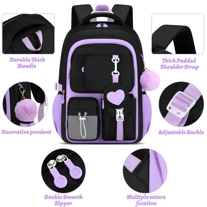 Sac à dos d'école primaire série Love Sacs