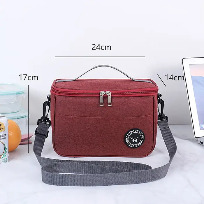 Boîte à lunch isotherme avec sangle pour hommes et femmes