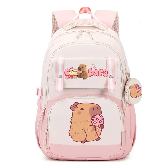 Sac à dos Capybara mignon grande capacité