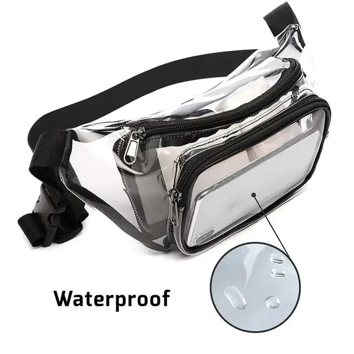 Nouvelle sacoche bandoulière transparente en PVC
