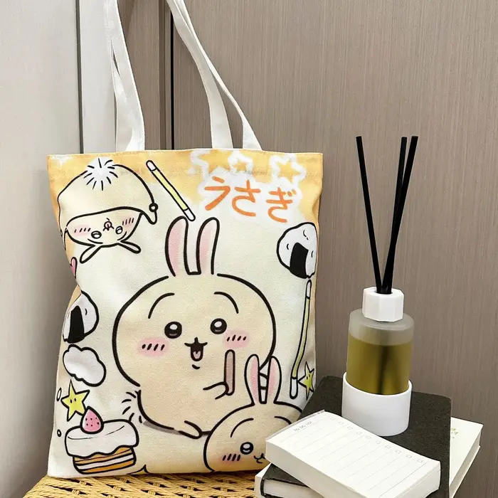 Sac en toile de dessin animé Chiikawa