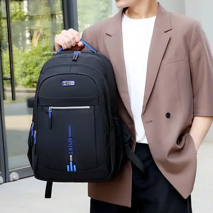 Printemps nouveau sac à dos mâle loisirs voyage d'affaires sac à dos grande capacité junior lycée sac femme ordinateur sac pour hommes