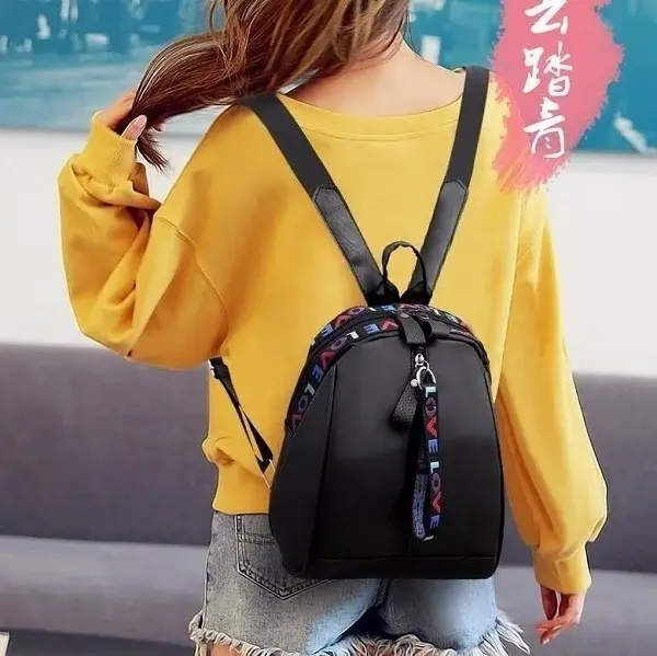 Femmes sacs à dos mode amour sac à bandoulière décontracté sac à dos école sac à dos