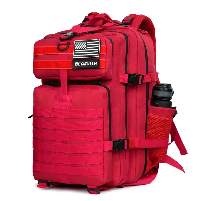 Sac à dos tactique 45L, sac 3P, sac d'assaut 3 jours, sac à dos d'extérieur imperméable, sac à dos d
