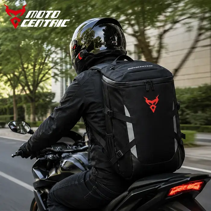 Sac à dos de moto unisexe