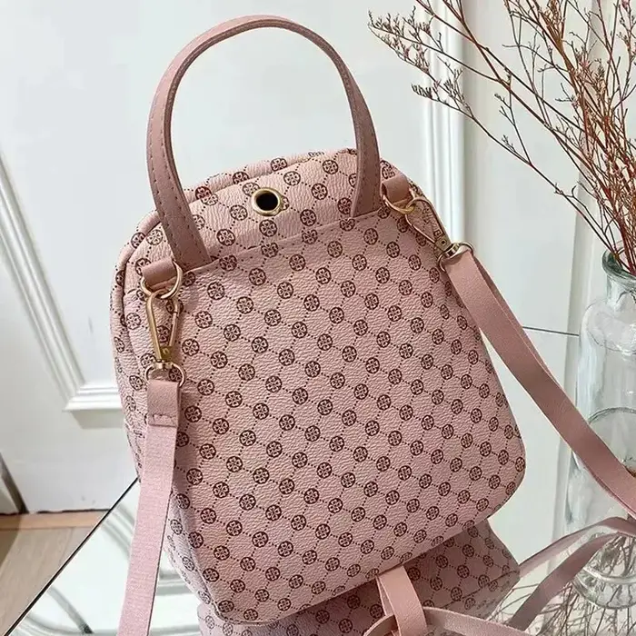 Sac à dos classique en matière florale pour femmes