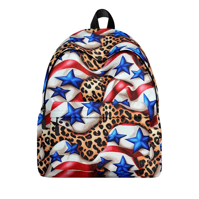 Sac à dos imprimé à rayures étoiles patriotiques