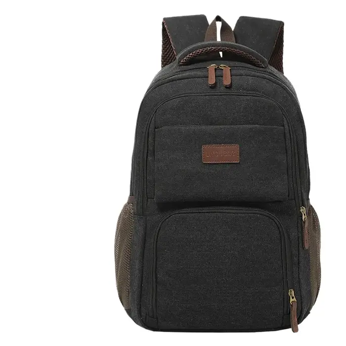 Sac à dos pour hommes à la mode sac à dos en toile décontracté haut de gamme pour femmes sac à dos pour ordinateur portable de grande capacité cartable Simple et Durable