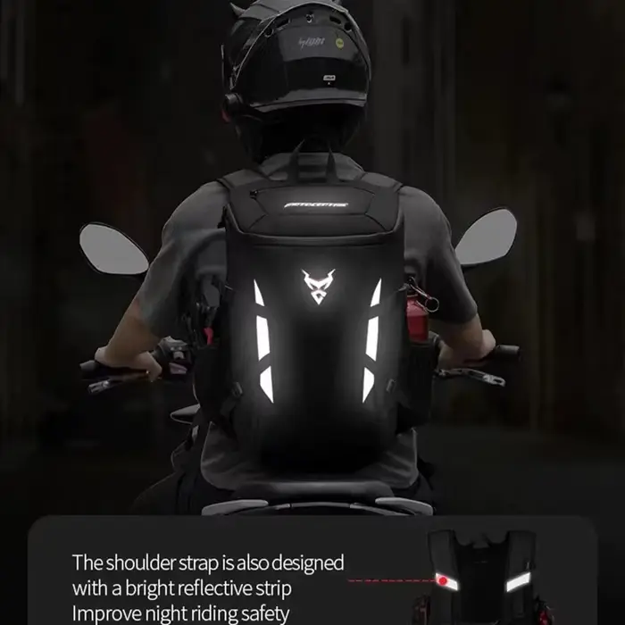Sac à dos d'équitation pour casque de moto