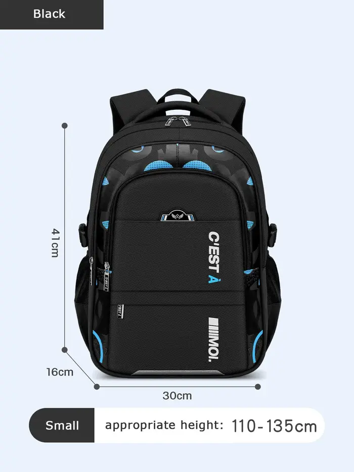 Sac à Dos d'École Orth4WD pour Adolescent Fille et Garçon, Sacoche de Livre pour Enfant, Nouvelle Mo
