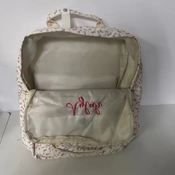 Sac à dos floral personnalisé pour filles douces
