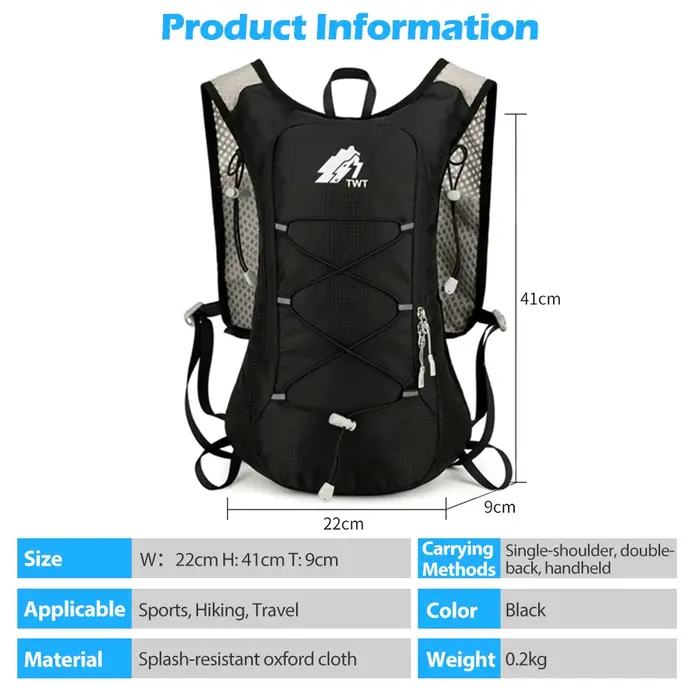 Gilet d'hydratation respirant
