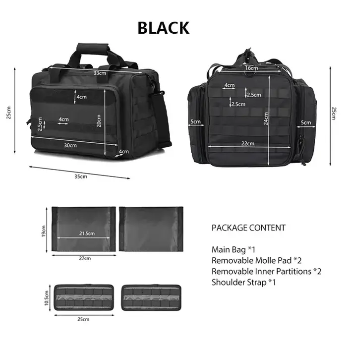 Sac de rangement tactique extérieur grande capacité