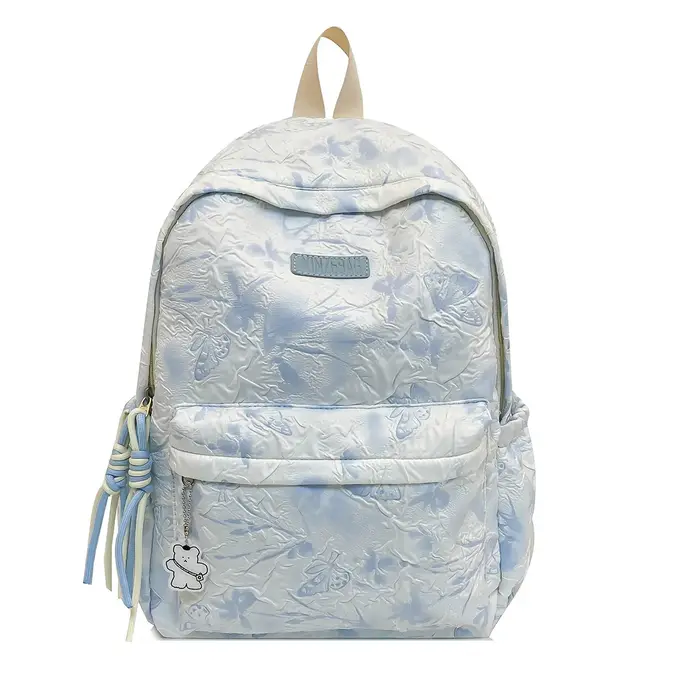 Mode décontracté doux polyvalent sac à dos pour les filles étudiants Ins Style Niche grande capacité en plein air Double sacs à bandoulière