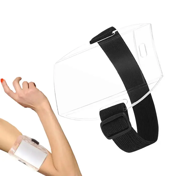 Porte-billet de ski réglable pour bras, protège-badge, pochette souple pour billets, organisateur portable de passe-ski pour adultes et enfants