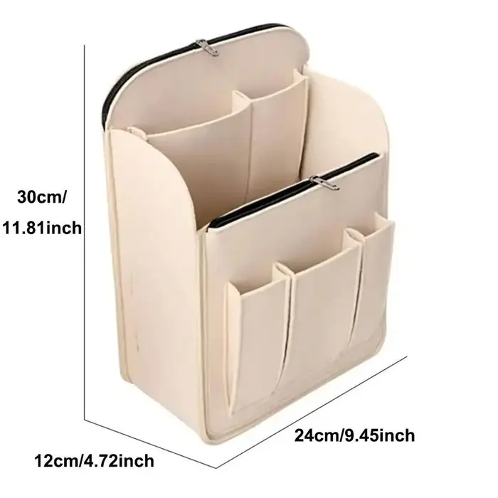 Nouveau sac intérieur multi-poches pour sac à dos, grande capacité, sac de rangement portable en feutre pour voyage, organisateur pour Longchamp