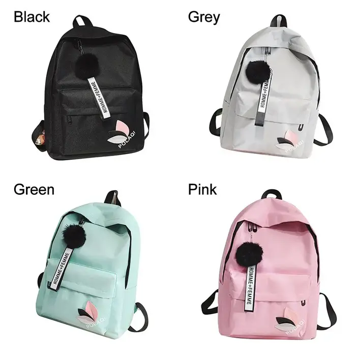 Sac à dos de grande capacité avec fermeture éclair pour femme