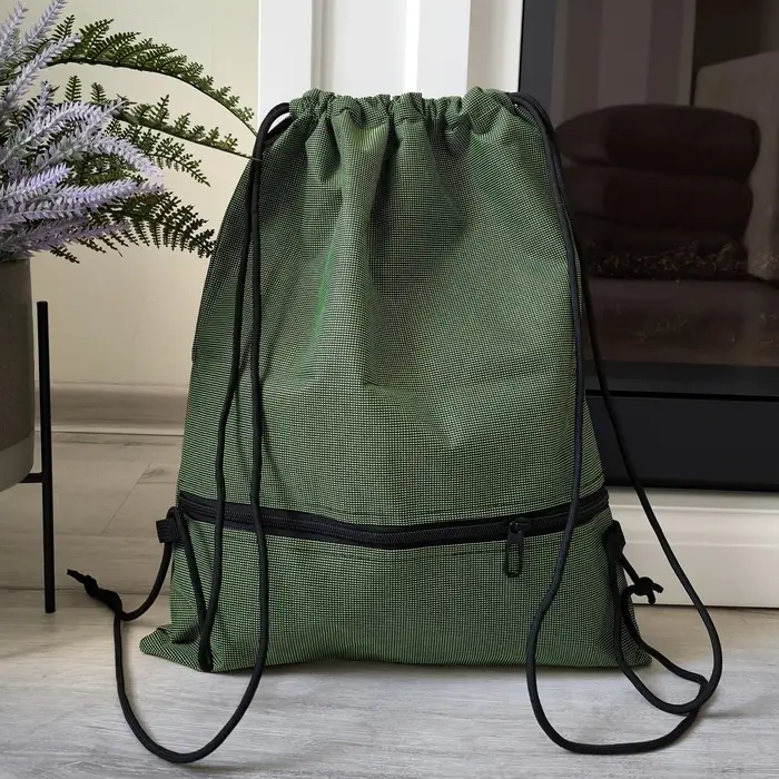 Sac à dos pliable à cordon de serrage