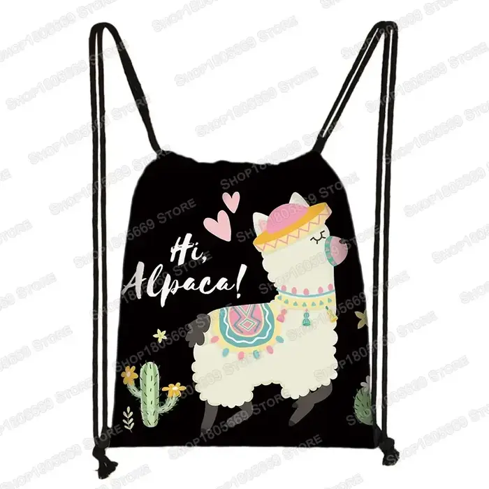 Sac à dos en toile Softback Lama pour femmes