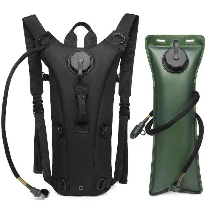 Sac à dos d'hydratation de Sport, sac à eau en Nylon imperméable avec vessie de 3 litres pour la ran
