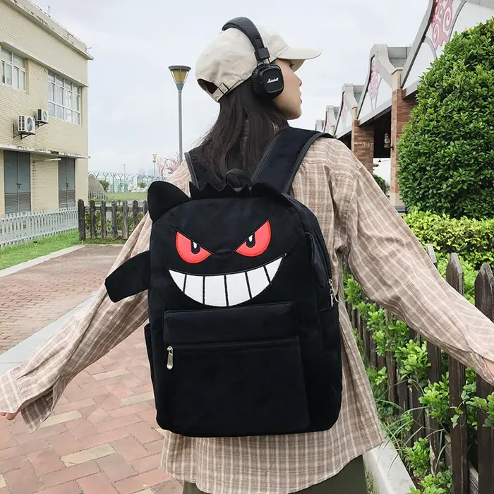 Sacs à dos en tissu doux à motif de dessin animé pour femmes
