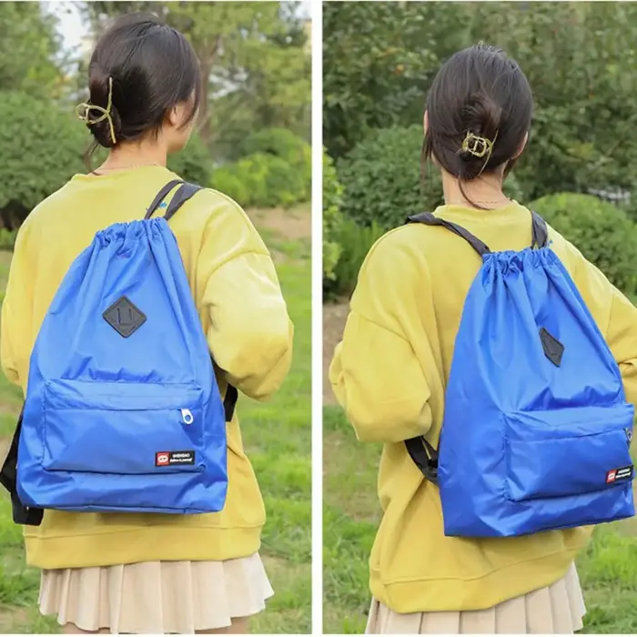 Sac à dos étudiant femmes sacs sac d'école étanche grande capacité INS mode sac à cordon sac à dos sac de voyage