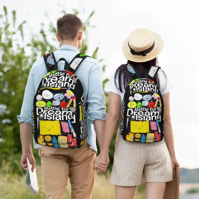 BFDI affiche étudiant sac à dos sac d'école randonnée voyage sac à dos pour hommes femmes mode Bookbag sacs à bandoulière