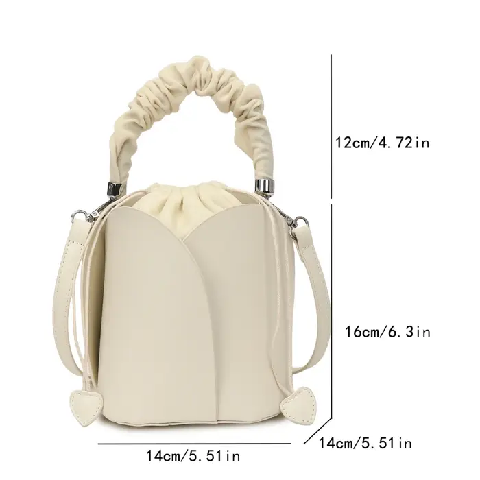 Sac à main noir en cuir Pu pour femmes