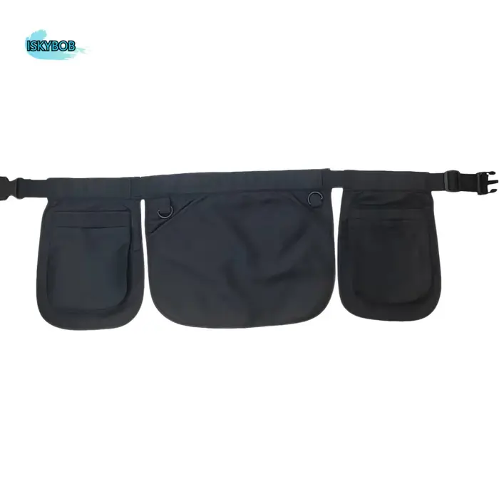 Sac banane portable à motif ethnique, imperméable, résistant à l'huile, avec ceinture réglable, tablier en polyester résistant aux taches