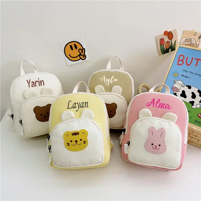 Sac à dos brodé personnalisé pour tout-petits