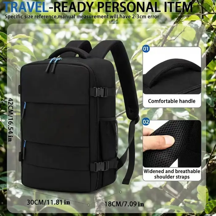 Sac à dos de voyage à compression sous vide