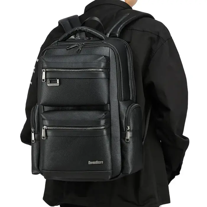 Sac à dos de luxe hommes grande capacité sacs de voyage affaires 16 pouces sac à dos pour ordinateur