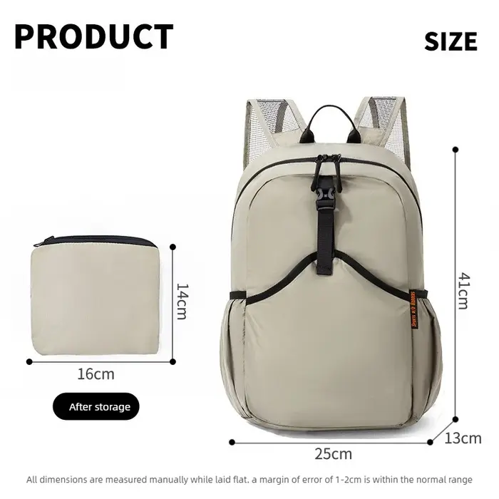 Sac à dos de montagne pliable de grande capacité pour hommes et femmes