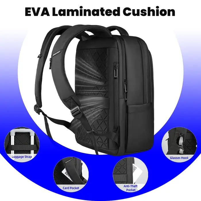 HK nouveau Design sac à dos de voyage hommes grand sac à dos d'affaires pour le travail trajet Oxfor
