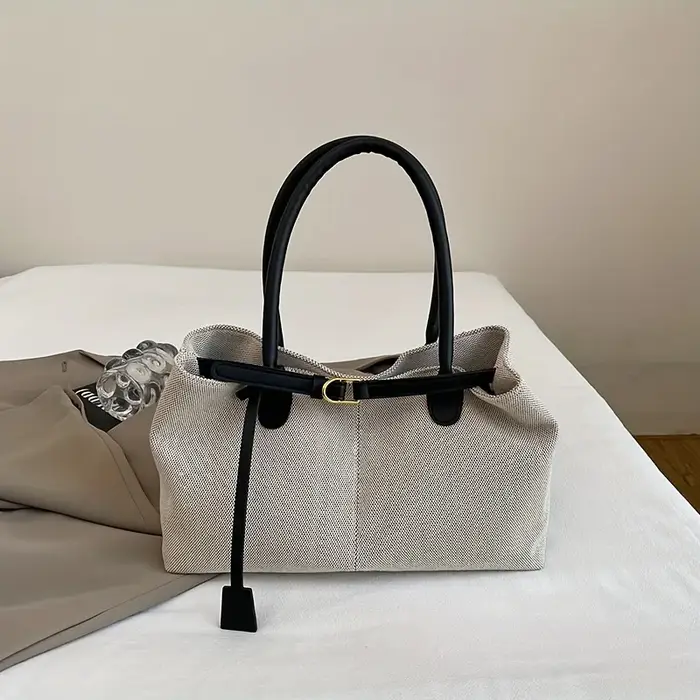 Sac fourre-tout rétro de grande capacité pour femmes, sac à main de voyage en matériau Durable adapt