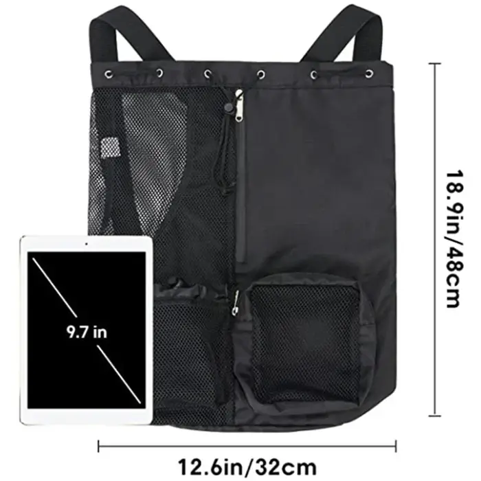 Sac de rangement de plage à cordon sacs à dos de sport sac de basket-ball hommes femmes