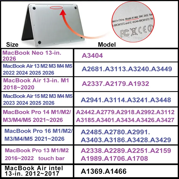 Étui pour ordinateur portable MacBook Air 13
